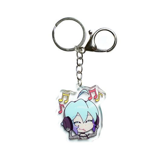 Tsuki Headphones Keychain