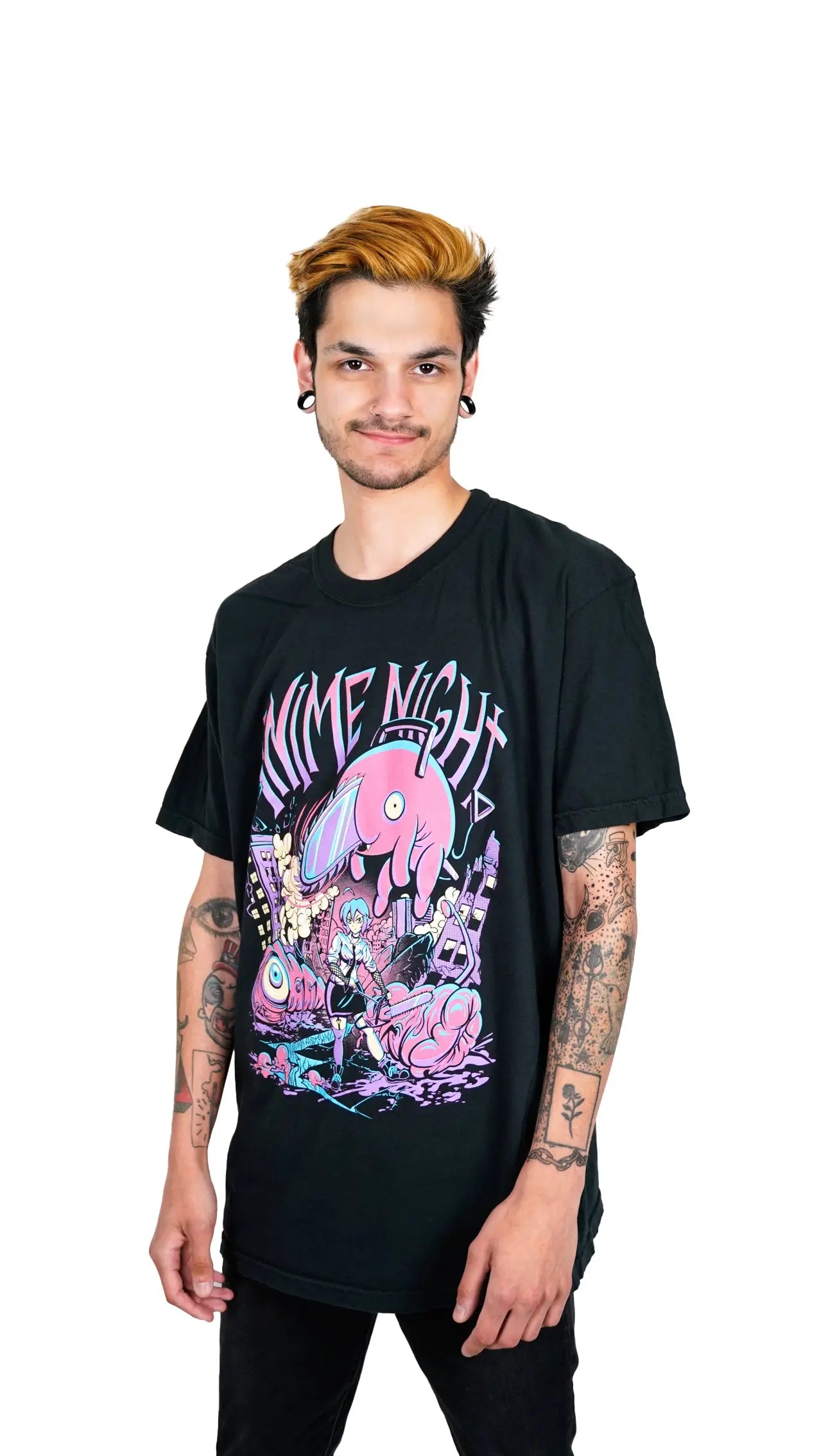 Hot Topic T-Shirt Anime Night