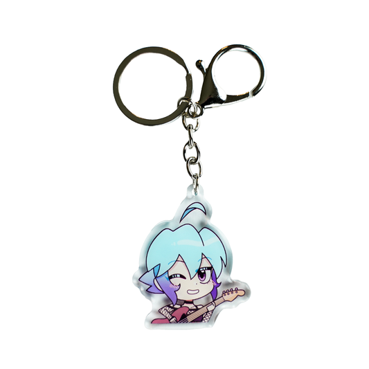 Tsuki Bass Guitar Keychain