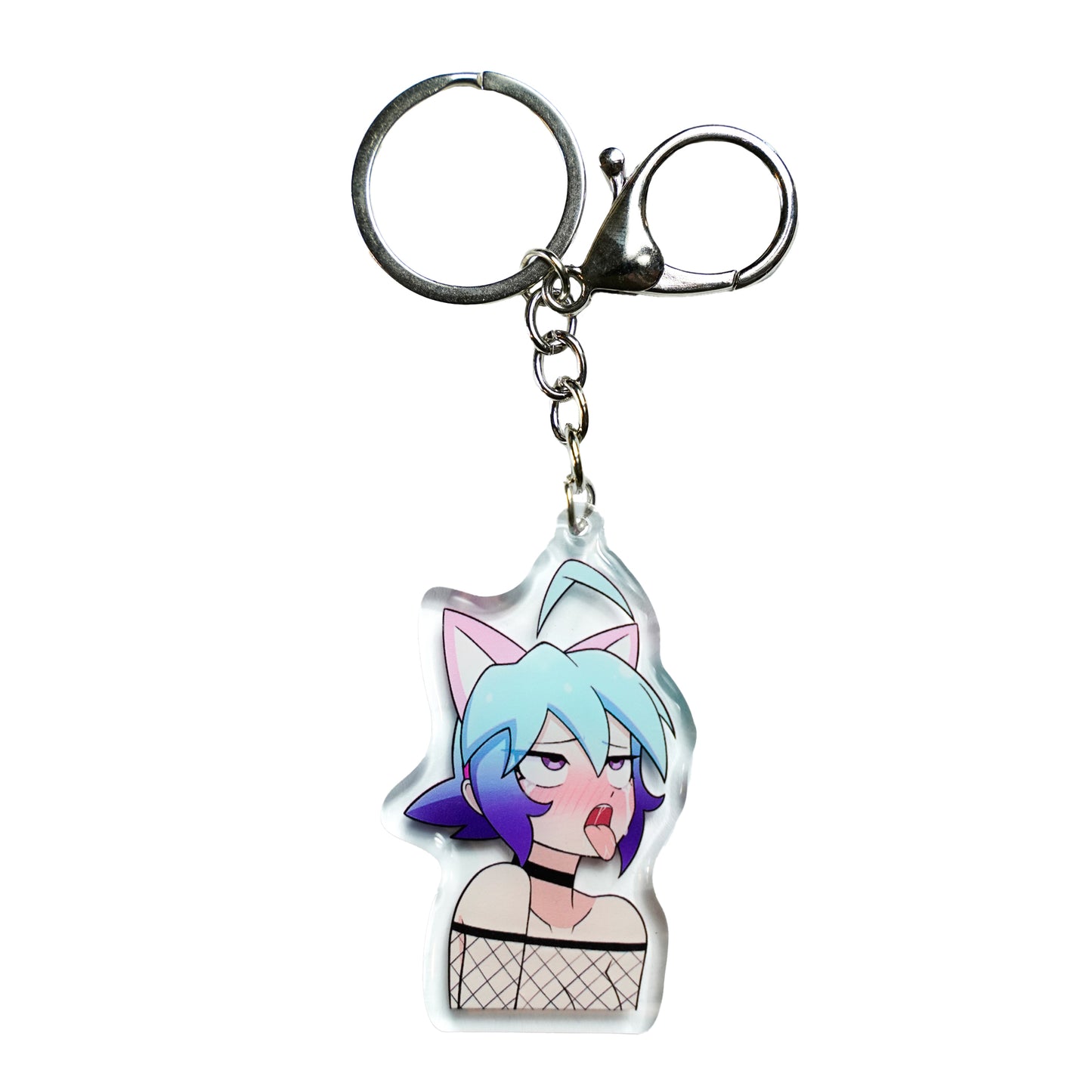 Tsuki Ahegao Keychain Anime Night