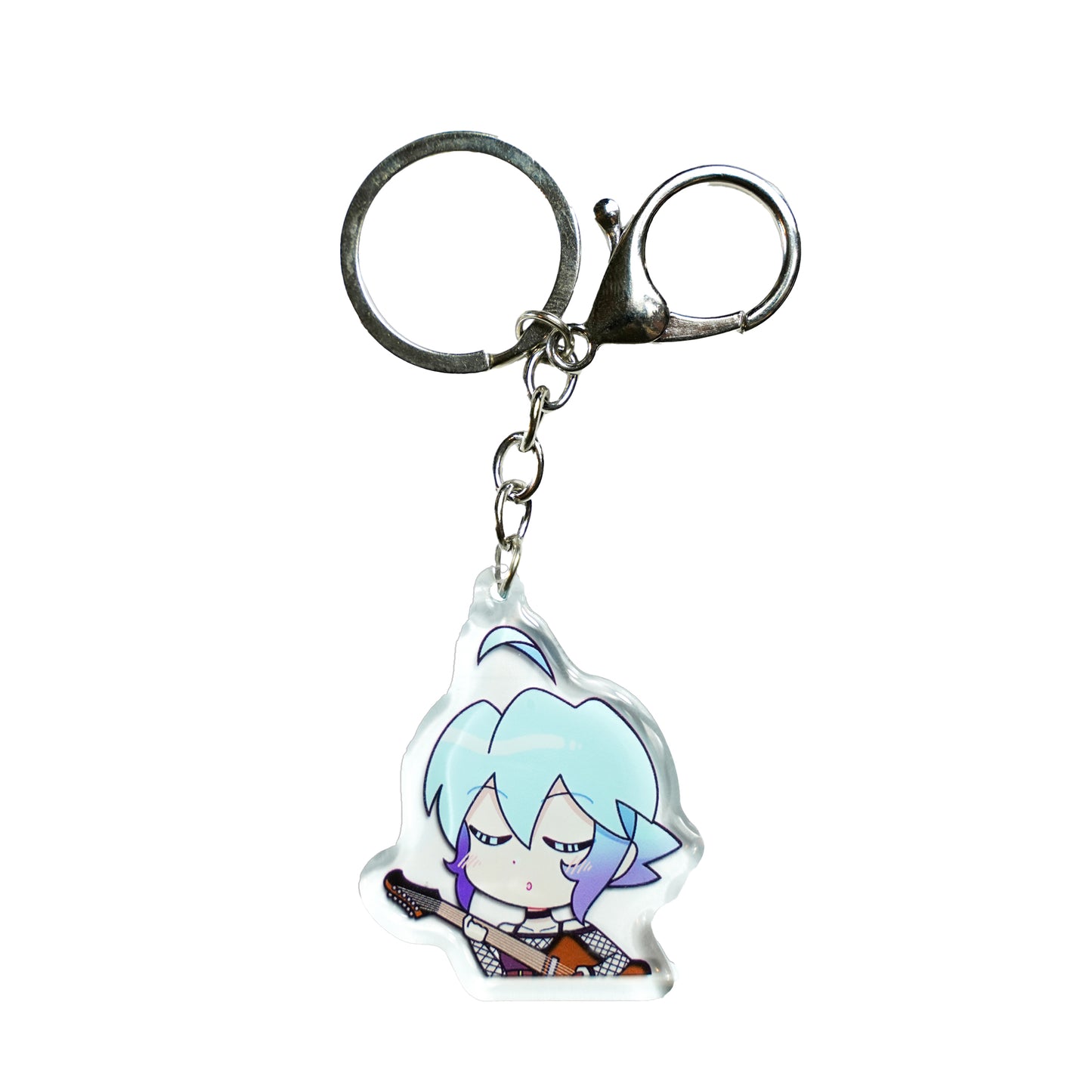 Tsuki Guitar Keychain Anime Night